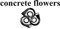 concrete flowers - Logo 200x100px